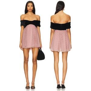 Stone Cold Fox x REVOLVE Isabella Mini Dress Party Coquette Babydoll Cocktail M